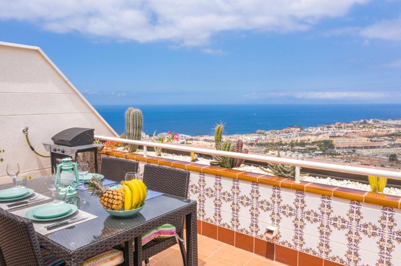 Luxury Penthouse 105M2,Bali Bed,Heated Pool,Sunset Apartment Costa Adeje  Bagian luar foto